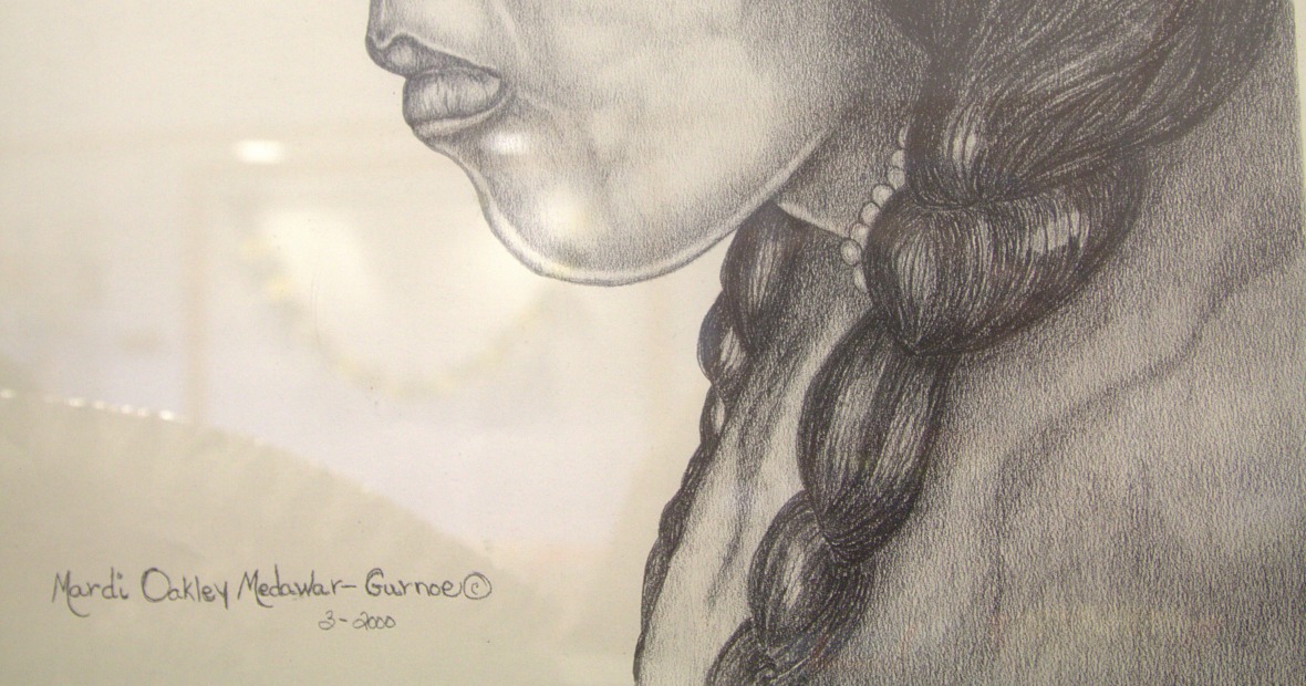 Image of a SOL alum's drawing piece from March 2000