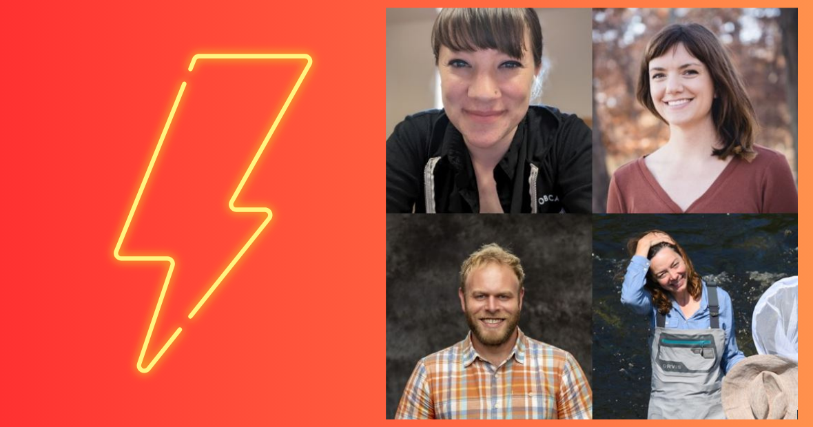 Lightning bolt with new faculty images