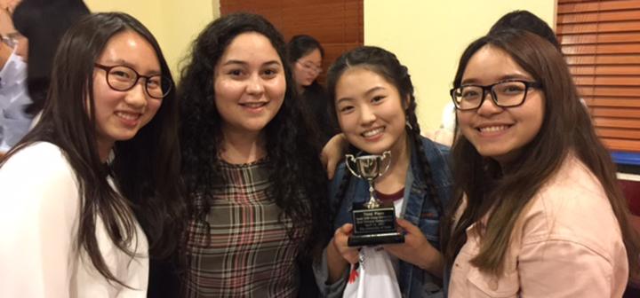 photo of First-Year Team winners, Language Performance Competition
