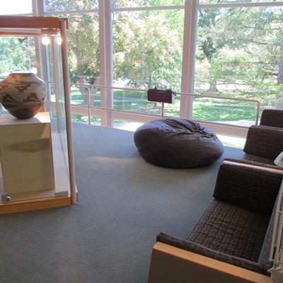Leggett Study Terrace in Burling Library
