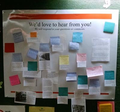 Burling Library Questions and Comment Board