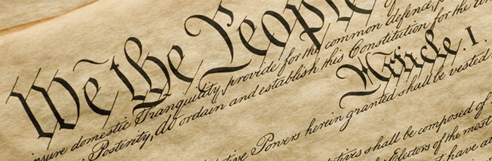 Beginning of the U.S. Constitution
