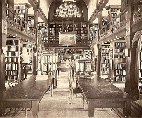 Interior of Goodnow Library