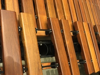 Marimba ensemble instrument up close image of marimba