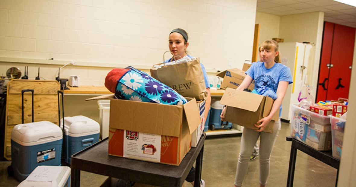 SALSC members organize a donation