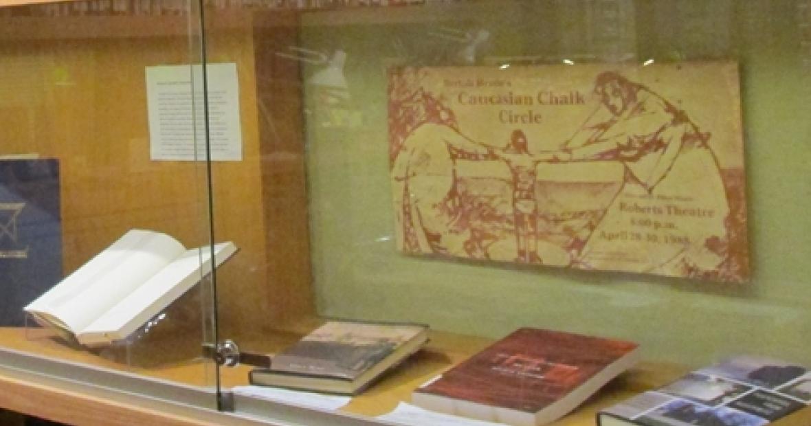 German exhibit in Burling Library Special Collections