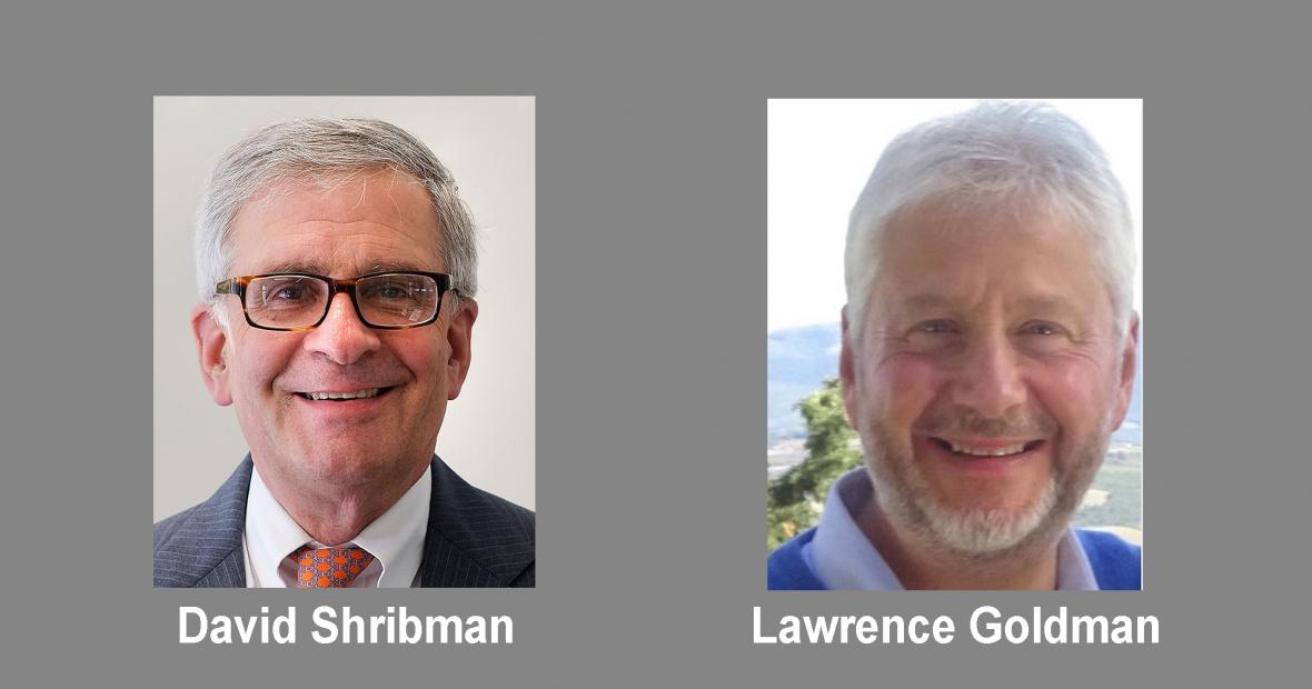 David Shribman and Lawrence Goldman portraits