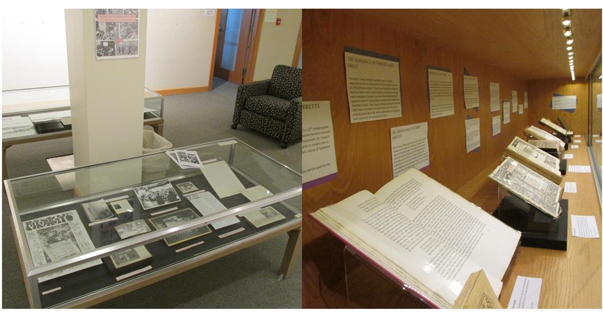 Exhibits in Burling Library