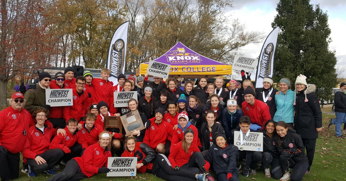 2019 men's and women's cross country midwest conference championship team