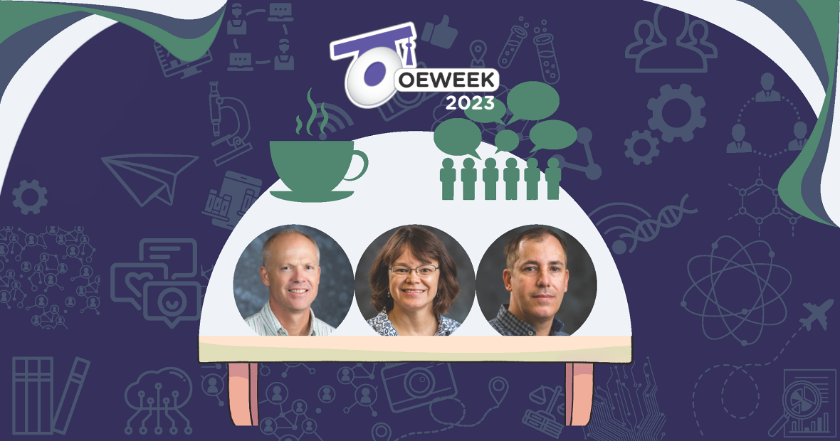 OE Week 2023 Logo and speakers
