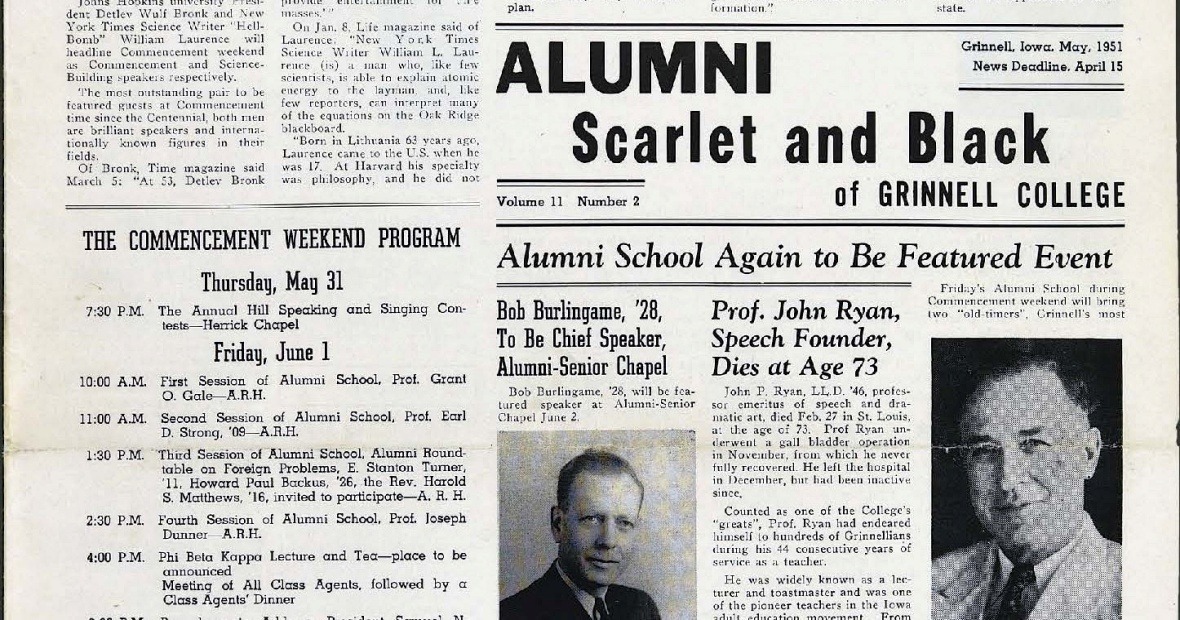 Archived Scarlet and Black student newspaper