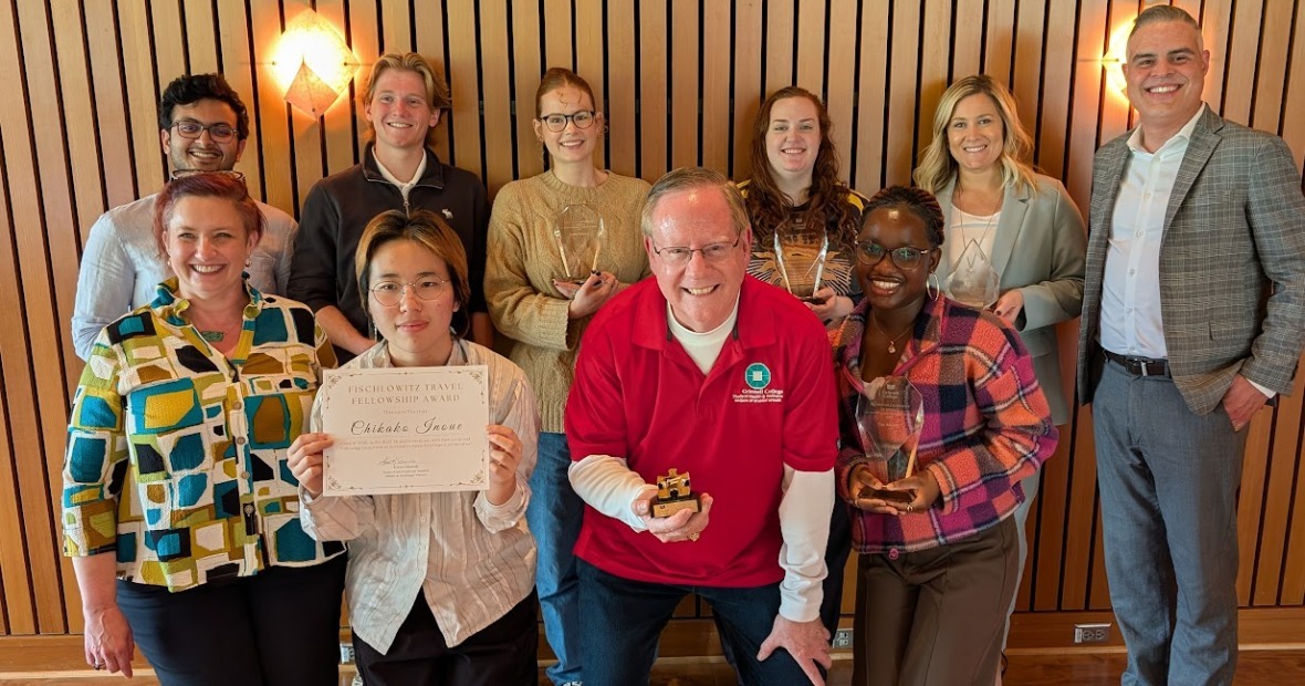 DSA staff with the 2025 award winners who are holding their awards