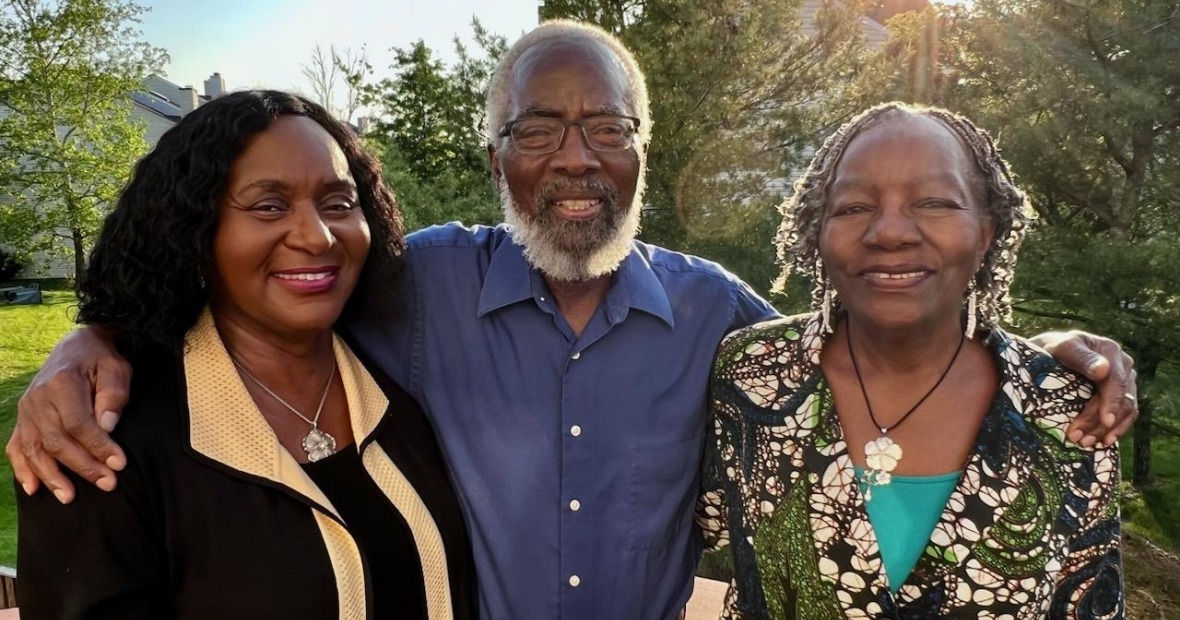 Christina Cutlip ’83, Rogers Gurira, and Josephine Gurira