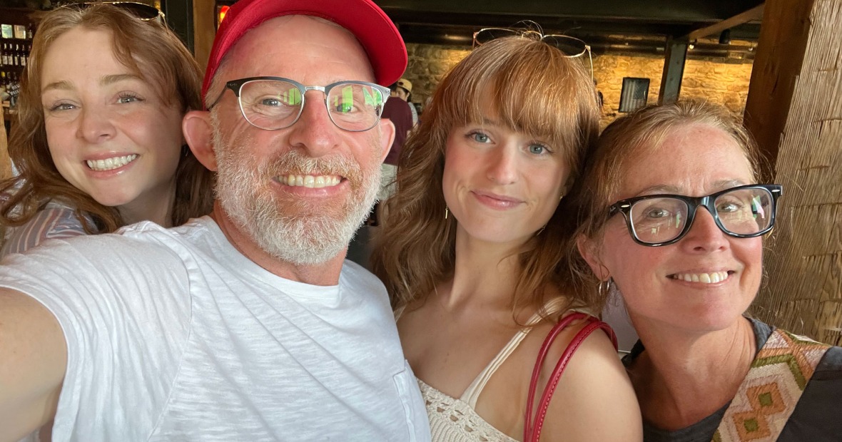 The Simmons family (l-r): Ellie, Austin, Molly, and Kelly Simmons