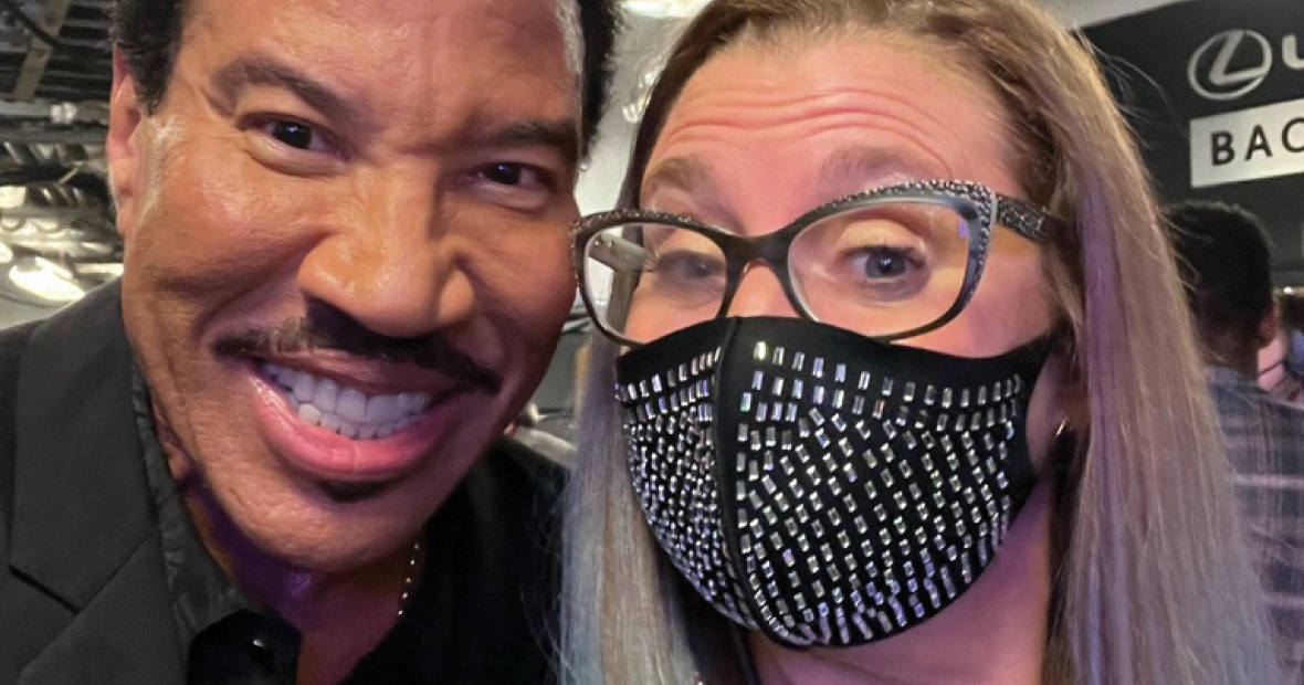 Lionel Richie and Cameo Carlson