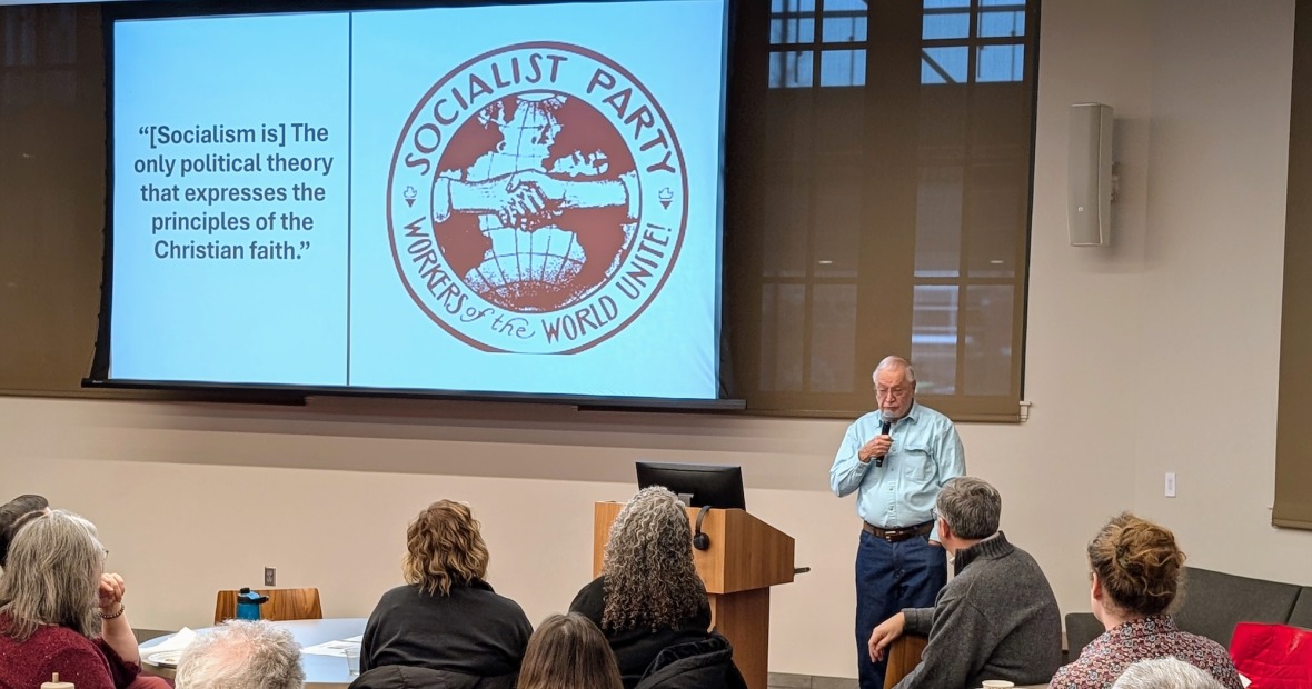 Dan Kaiser presents at Community Friday