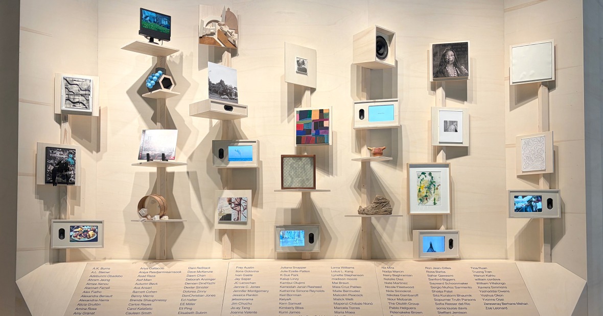 Installation view of Chimera, 2026. Presentation by Denniston Hill in the 61st International Art Exhibition of La Biennale di Venezia — In Minor Keys, curated by Koyo Kouoh. Courtesy of ©Villalongo Studio LLC and Susan Inglett Gallery, NYC.