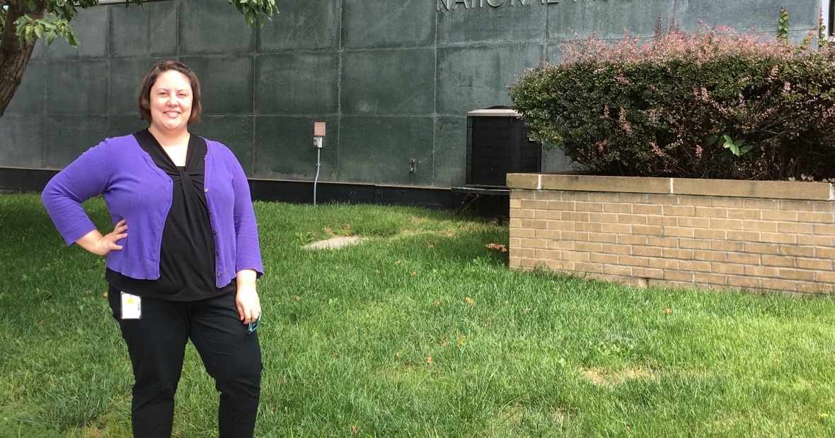 Teresa Whiteman standing outside