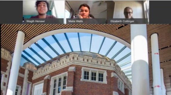screenshot from virtual tour of Grinnell