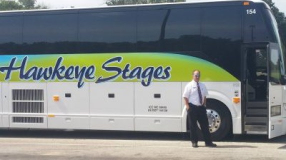 Hawkeye Stages bus