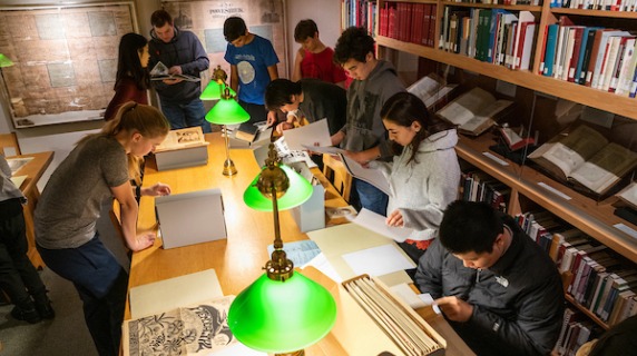 History class in Iowa Room