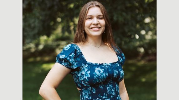 Greta Dunn smiles for a photo