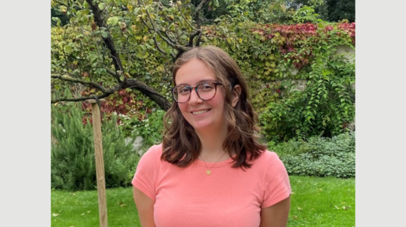 Claire Giannosa smiles for a headshot