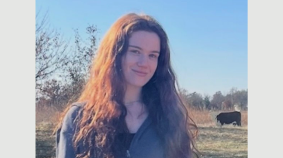 Sage Gladstone smiles for a photo