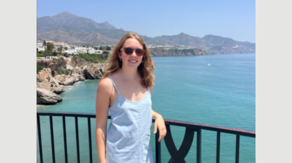 Skylar Thomas smiles for a photo