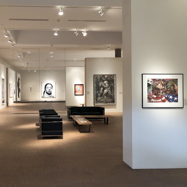 Installation view of For Campus and Community: The Collection of the Grinnell College Museum of Art