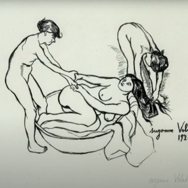 Print by Suzanne Valadon