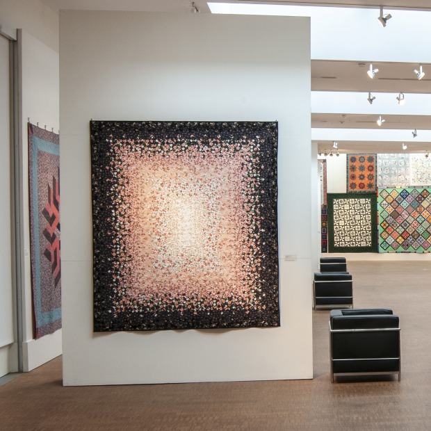 Installation view of Quilts in the Museum in 2019.