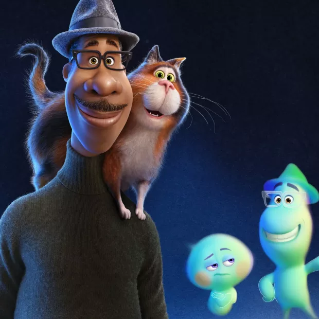 Image of characters from Disney Pixar movie Soul