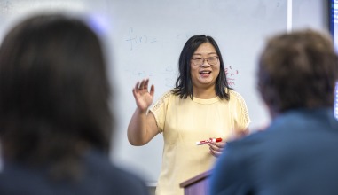 Shanshan Rodriguez teaching her 2025 summer MAP students