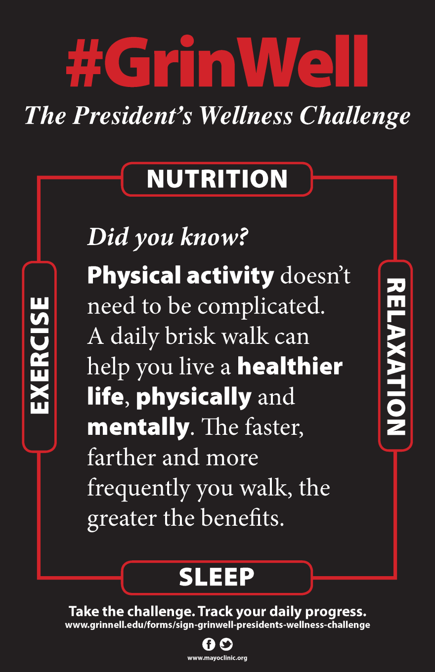 Poster: Daily walk helps