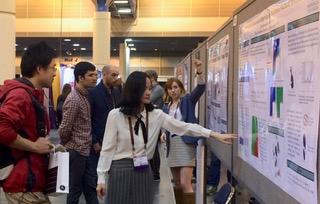 Yue Yu and Jill Rix Yue Yu and Jill Rix presenting the published work at the national meeting of the American Physical Society, March 2017