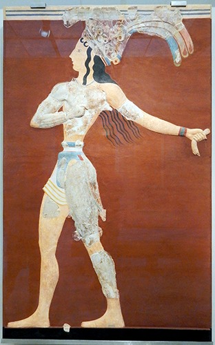 "Prince of the Lilies", Heraklion Archaeological Museum