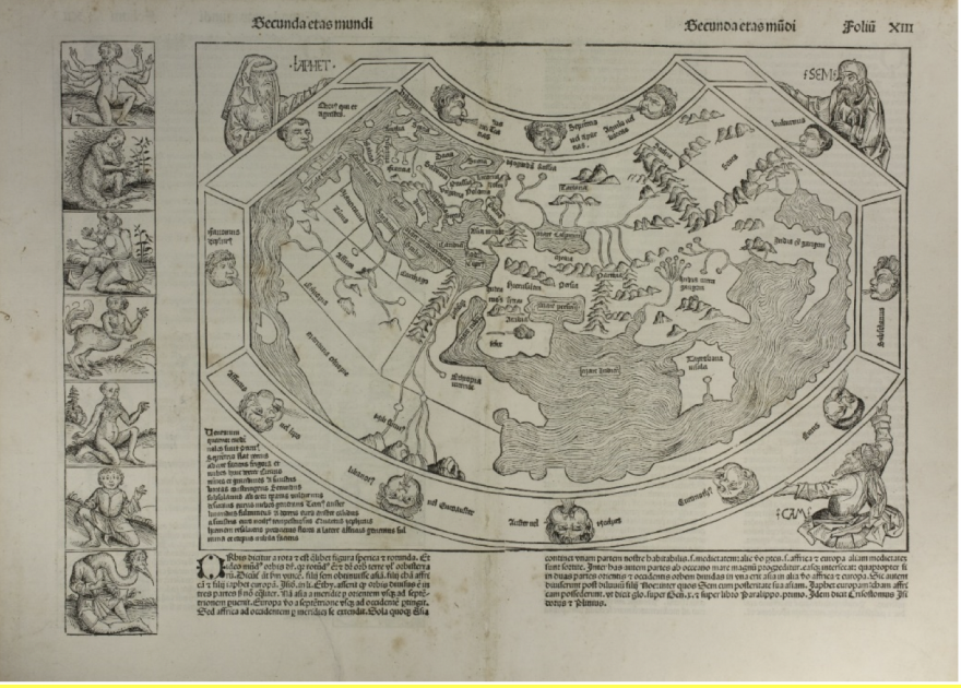  Albrecht Durer, Michael Wolgemut, Anton Koberger, & Hartmann Schedel, World map