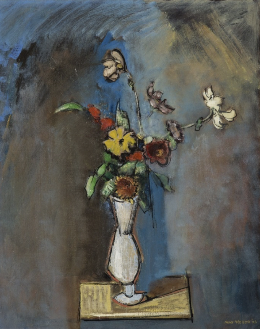 Max Weber, Vase and Flowers