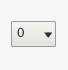 a dropdown box with the number zero