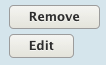 remove and edit buttons