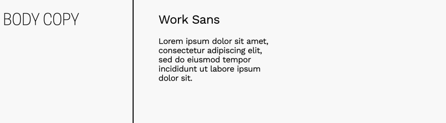 Font Sample: Work Sans