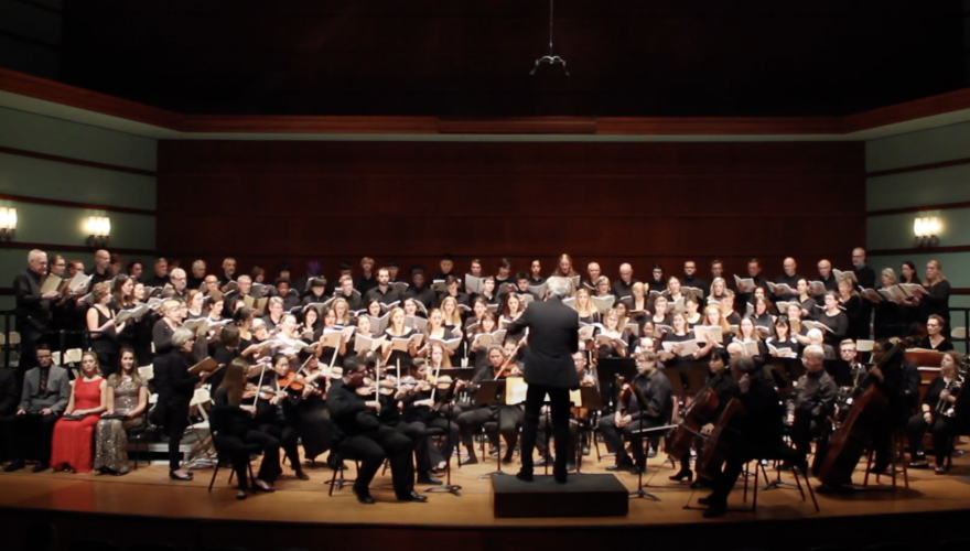 Oratorio Society performing Mozart's Requiem