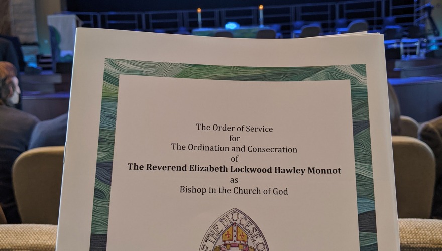 program for the ordination and consecration of Elizabeth Lockwood Hawley Monnot, Episcopal Diocese of Iowa, Dec 18 2021