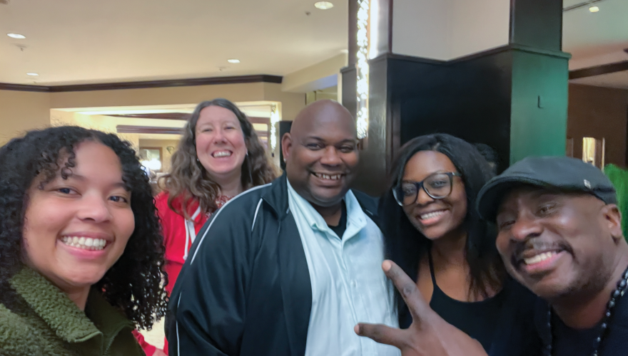 Aziza Mabrey- Wakefield, Sarah Smith-Benanti, Jeffrey Fields, Ope Awe and Noel Green