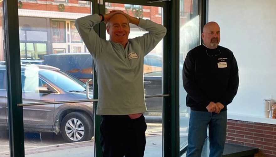 Dick Knapp ’76 and Craig Cooper 