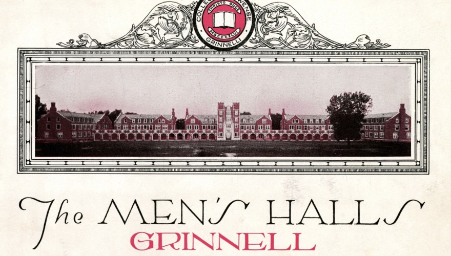 The cover of a vintage publication about the North Campus residence halls