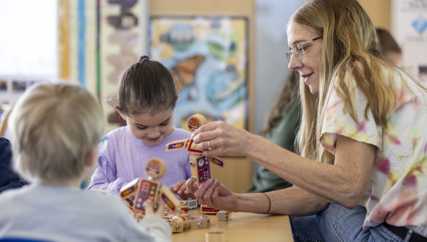 Connie Molison has been a steady and caring presence since joining the preschool in 1995.