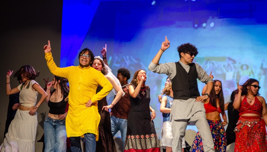 People dancing on stage