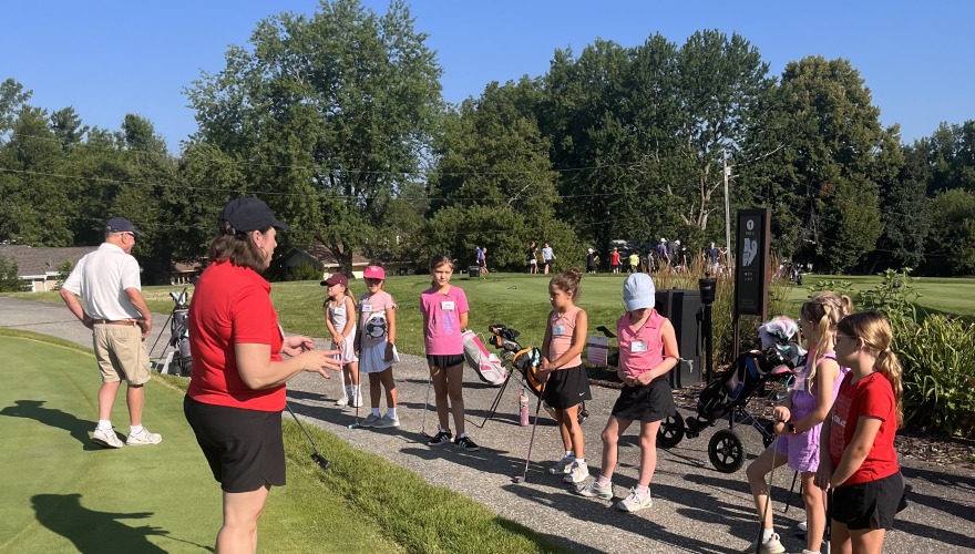 First Tee kids at GCGC